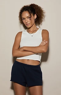 Pacsun Navy Ultra Soft Fleece Classic Sweat Shorts