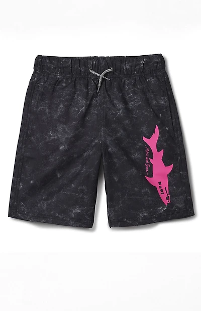 Maui & Sons Kids Straight Shark Pool Shorts