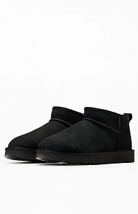 UGG Women's Black Classic Ultra Mini Boots