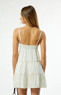 Your Favorite Tiered V-Neck Mini Dress