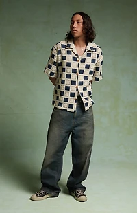 FIELD OF STUDY by Pacsun Checkered Yucca Camp Shirt