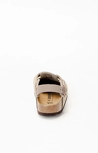 Birkenstock Women's Tokio Suede Leather Clog Taupe