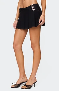 Edikted Dona Lacey Mesh Mini Skirt