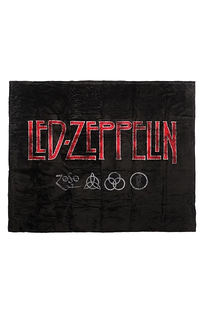 Led Zeppelin Logo Throw Blanket