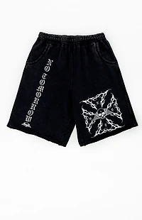 No Tomorrow x Civil Active Iron Skull Sweat Shorts