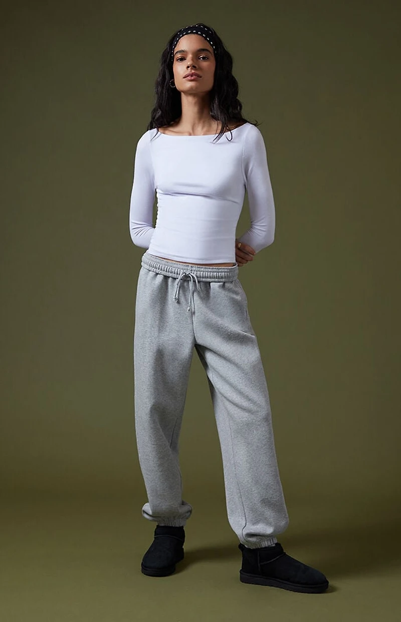 Pacsun Heather Grey Classic Sweatpants