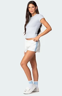 Edikted Izzie Side Stripe Shorts