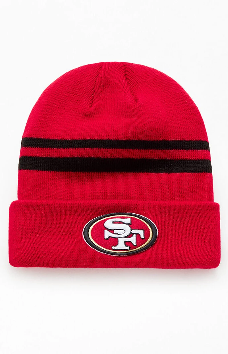 New Era 49ers SF Striped Beanie