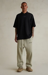 Fear of God ESSENTIALS Jet Black Pique Polo Shirt