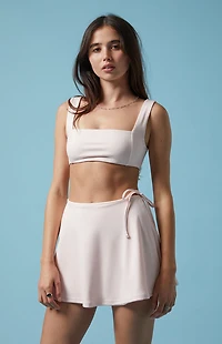 PAC 1980 WHISPER Pink Bandage Sports Bra