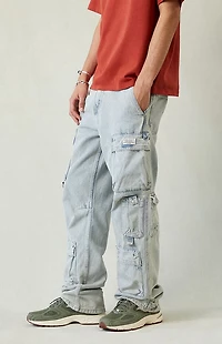 Pacsun Dylan Baggy Jeans Cargo Light Indigo