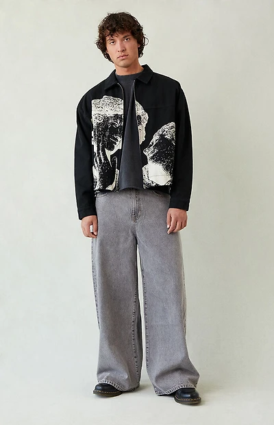 Pacsun Ryder Ultra Baggy Jeans Gray