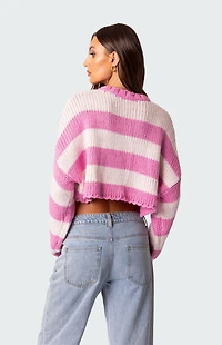 Edikted Ozzy Cropped Knitted Sweater