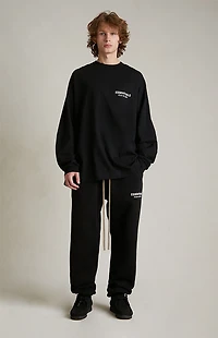 Fear of God ESSENTIALS Black Fleece Sweatpants