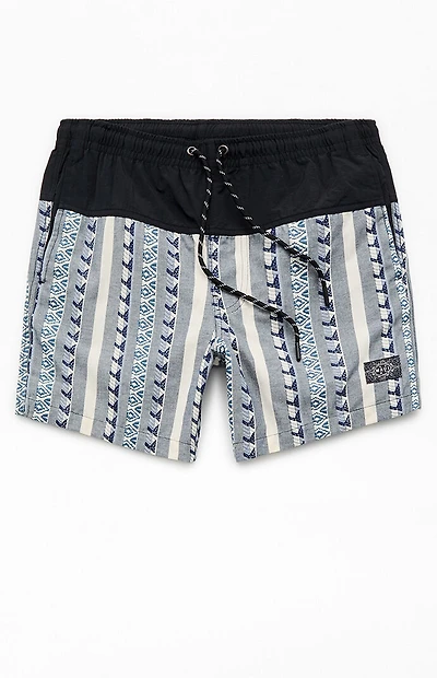 Maui & Sons Dobby Fin 6" Swim Trunks