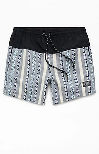 Maui & Sons Dobby Fin 6" Swim Trunks