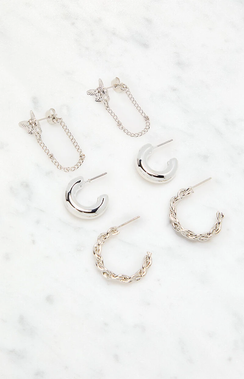 LA Hearts 3 Pack Celestial Earrings