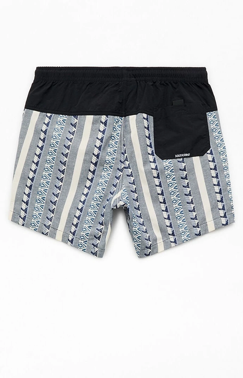 Maui & Sons Dobby Fin 6" Swim Trunks