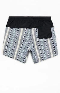 Maui & Sons Dobby Fin 6" Swim Trunks