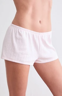 PS GOODNIGHT Pointelle Pajama Shorts
