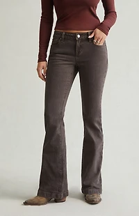 Pacsun Jade Low Rise Bootcut Jeans Brown