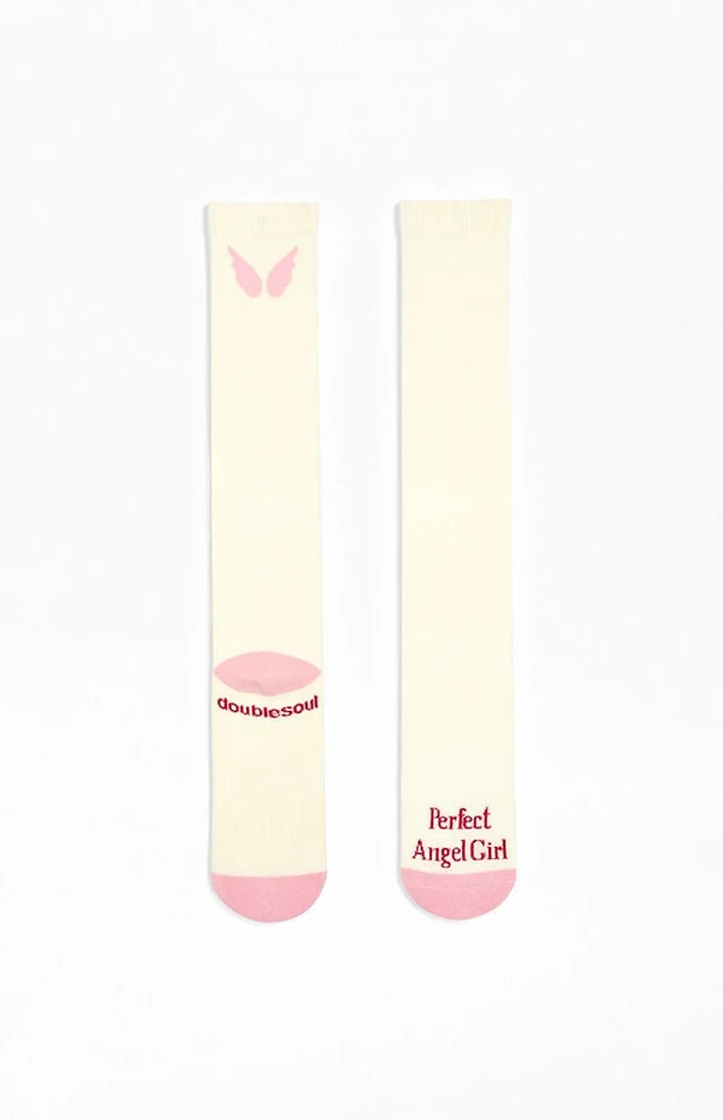 Doublesoul Chloe Cherry Ultrahigh Socks