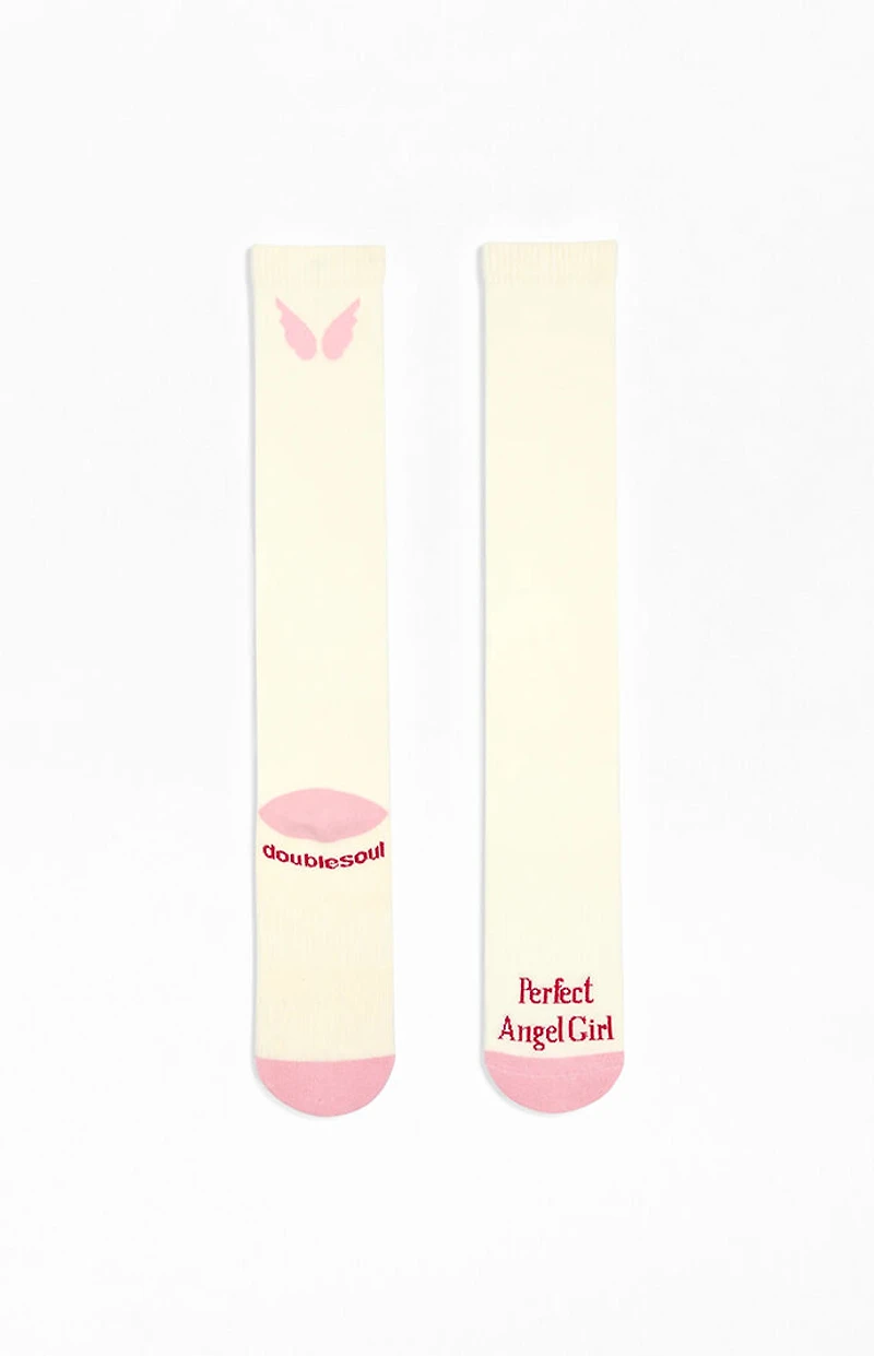 Doublesoul Chloe Cherry Ultrahigh Socks