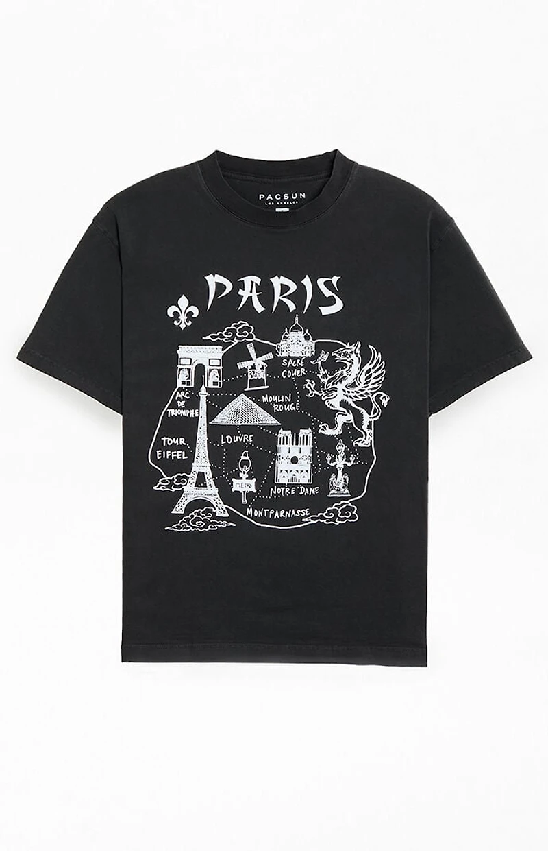 Paris Map T-Shirt
