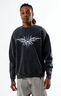 Pacsun Cyber Wings Crew Neck Sweatshirt