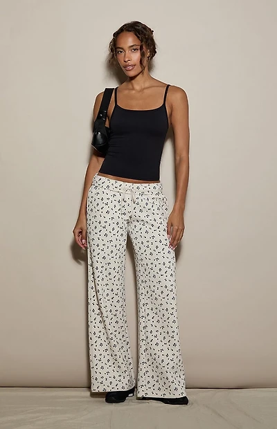 LA Hearts Ditzy Floral Baggy Sweatpants