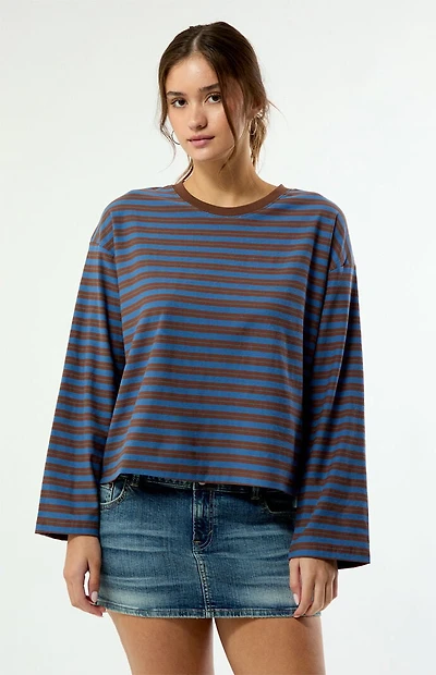 Rhythm Porto Striped Long Sleeve T-Shirt