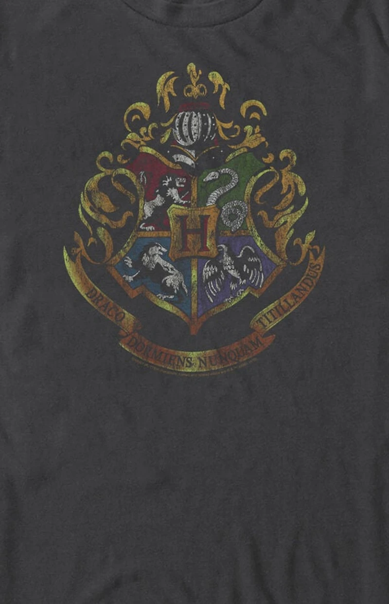 Harry Potter Dark Vintage Crest T-Shirt