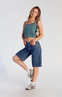 Pacsun Dark Indigo Extreme Jorts