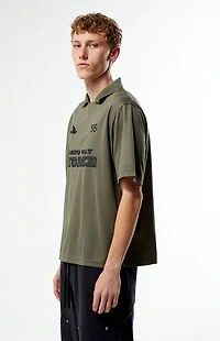 Pacsun Olive Long Way Home Mesh T-Shirt