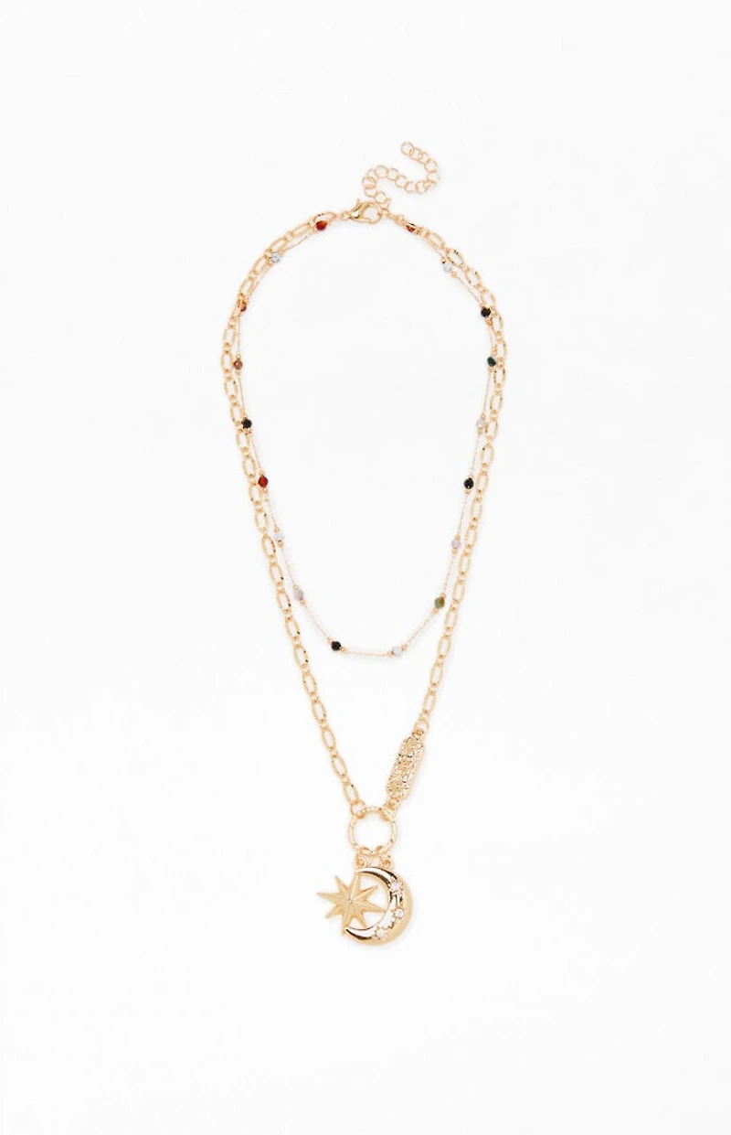 LA Hearts Daphne Layered Necklace