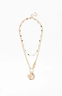 LA Hearts Daphne Layered Necklace