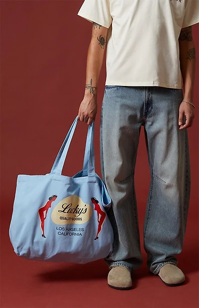 WISH ME LUCK Lucky Quality Goods Tote Bag
