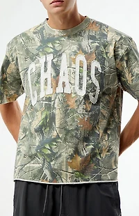 Pacsun Chaos Camo Cropped T-Shirt
