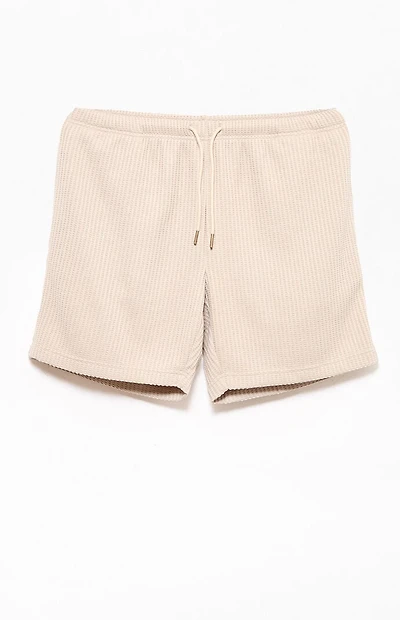 Pacsun Heather Gray Waffle Knit Shorts