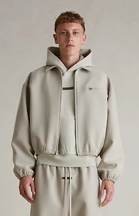 Fear of God ESSENTIALS Timber Bonded Canvas Zip Up Jacket