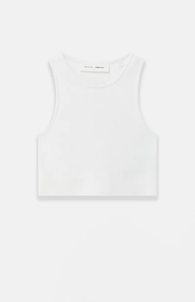 Fear of God ESSENTIALS Women's Cloud White Sport Knit Tank Top