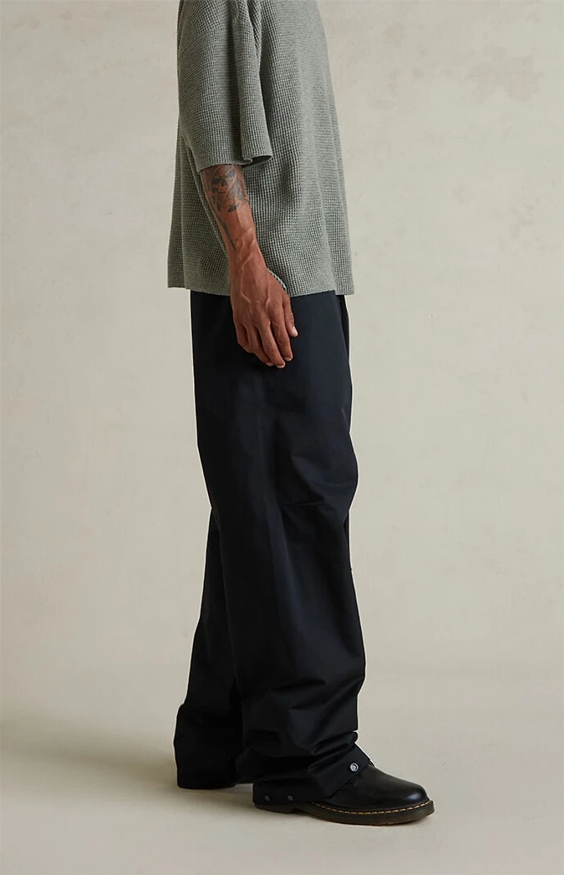 Fear of God ESSENTIALS Jet Black Poly Twill Work Pants