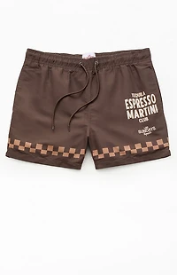 Los Sundays Espresso Martini 5" Swim Trunks
