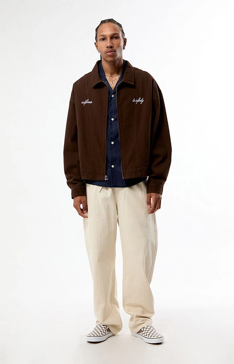 Pacsun California See Seam Zip Up Jacket