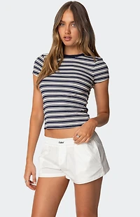 Edikted Arlyn Striped T-Shirt
