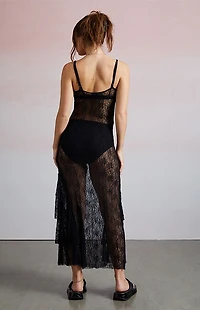 Third Charm Ashtin Lace Midi Dress