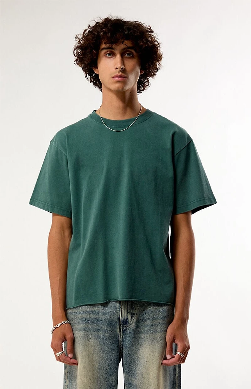 Pacsun Green Premium Cropped T-Shirt