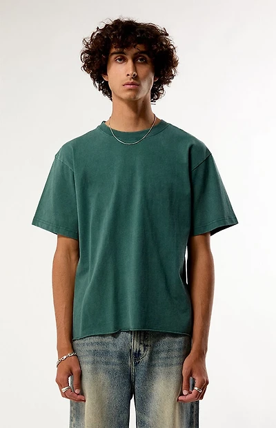 Pacsun Green Premium Cropped T-Shirt