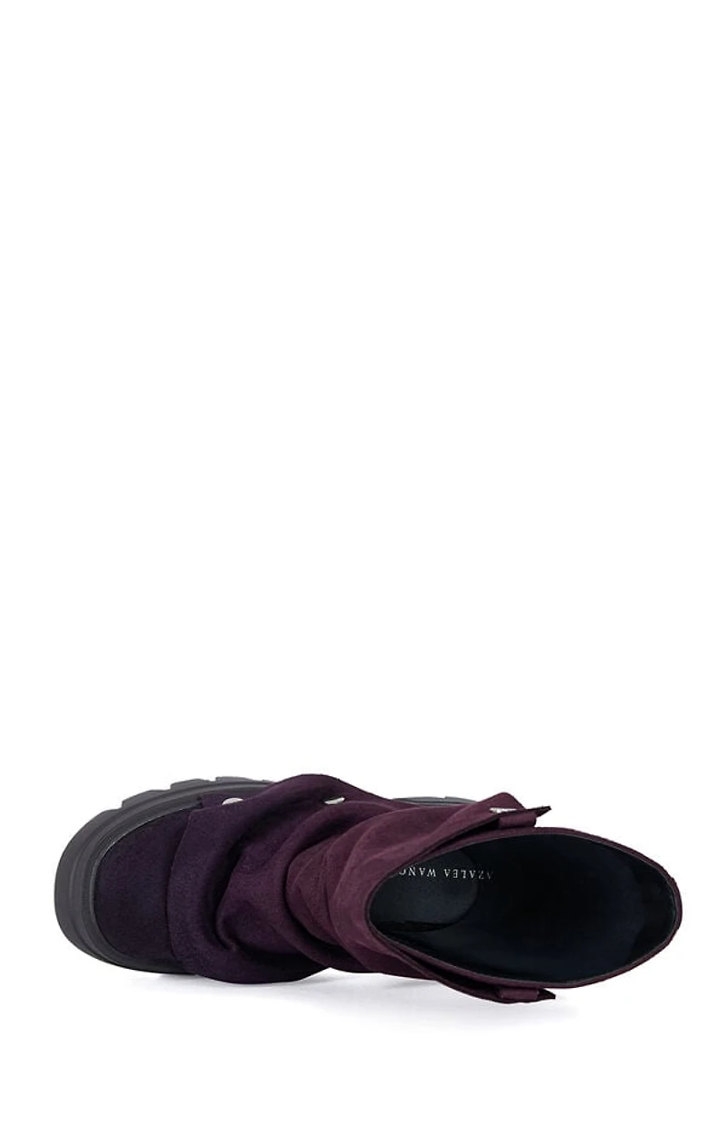 AZALEA WANG Women's Purple Bharti Booties