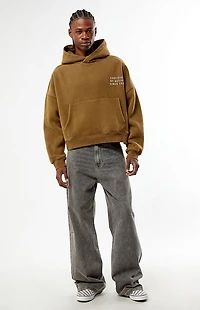 Pacsun Hustle Applique Cropped Hoodie